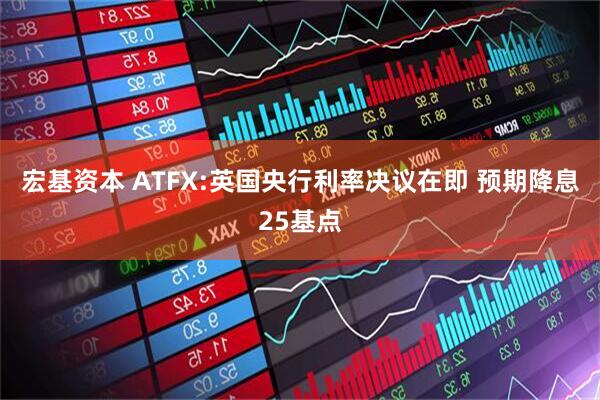 宏基资本 ATFX:英国央行利率决议在即 预期降息25基点